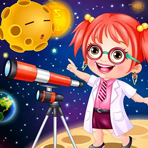 Baby Hazel As Astronomer