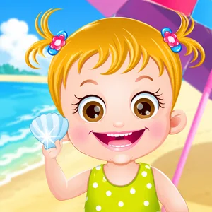 Baby Hazel At Beach