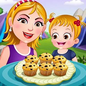 Baby Hazel Blueberry Muffins
