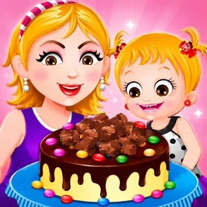 Baby Hazel Chocolate Peanut Butter Cake