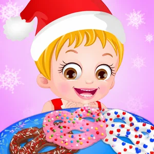 Baby Hazel Christmas Pretzels