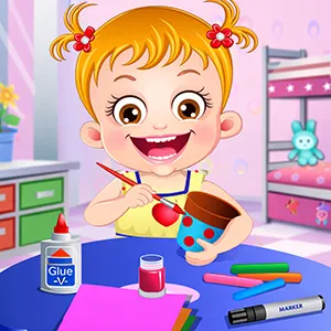 Baby Hazel Crafts Time