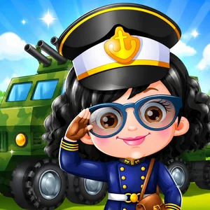 Baby Hazel Defense Officer Dressup
