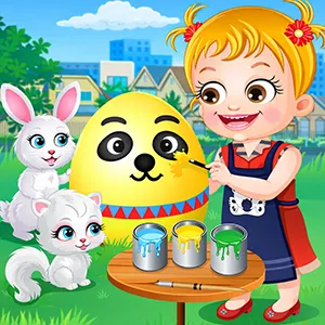 Baby Hazel Easter Fun