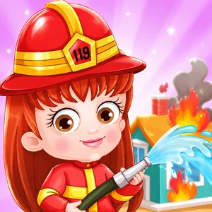 Baby Hazel Firefighter Dress Up