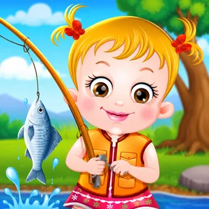 Baby Hazel Fishing Time