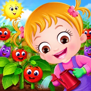 Baby Hazel Gardening Time