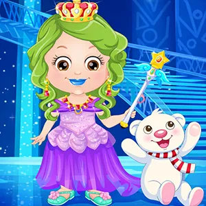 Baby Hazel Ice Princess Dressup
