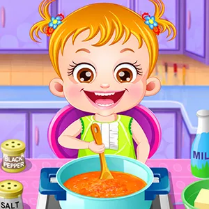 Baby Hazel Kitchen Time