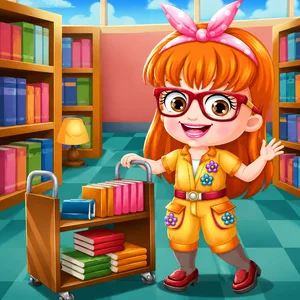 Baby Hazel Librarian Dress Up
