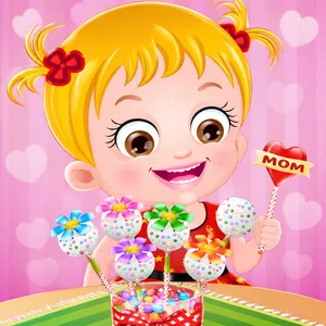 Baby Hazel Mothers Day Cake Pops