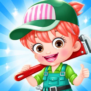 Baby Hazel Plumber Dressup
