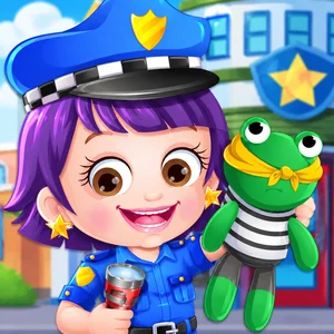 Baby Hazel Police Dressup