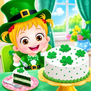 Baby Hazel Shamrock Cake
