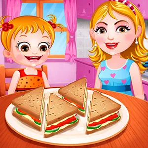 Baby Hazel Smoked Salmon Sandwich