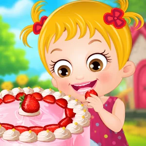 Baby Hazel Strawberry Cake