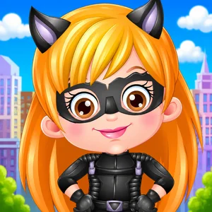 Baby Hazel Supergirl Dressup