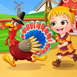 Baby Hazel Thanksgiving Dressup