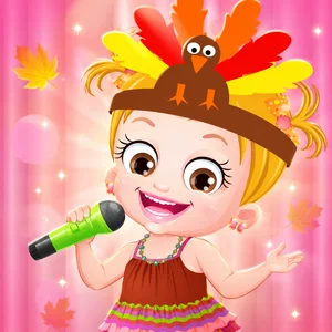 Baby Hazel Thanksgiving Fun