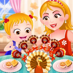 Baby Hazel Turkey Cake Pops