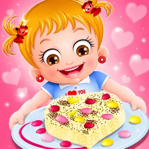 Baby Hazel Valentine Blanc Mange