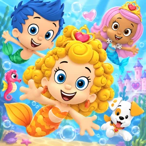 Bubble Guppies Happy Valentines Play