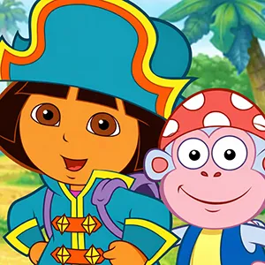Dora's Pirate Boat Treasure Hunt
