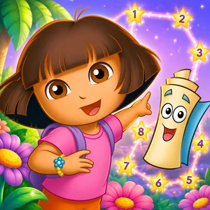 Dora The Explorer Dot To Dot