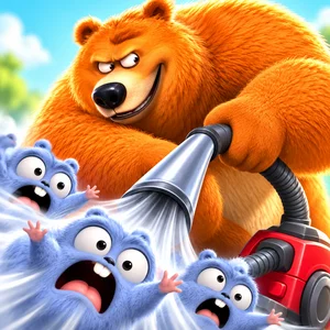 Grizzy And The Lemmings Chasing Lemmings