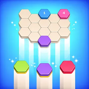 Hexa Color Stack Game