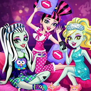 Monster Slumber Party Funny Faces