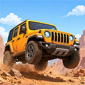 Offroad Jeep Driving
