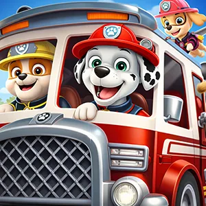 Paw Patrol Fire Truck Rescue